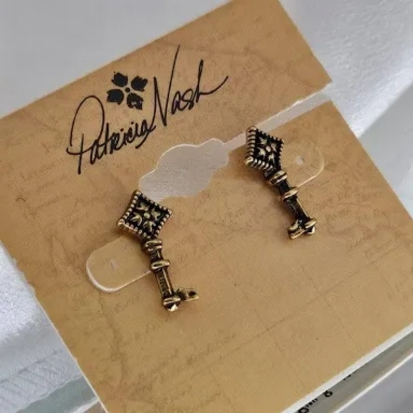 Patricia Nash Jewelry - NWT Patricia Nash Key Stud Earrings